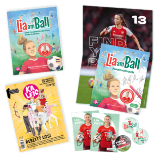 Lia am Ball – Fanpaket mit Autogrammkarte